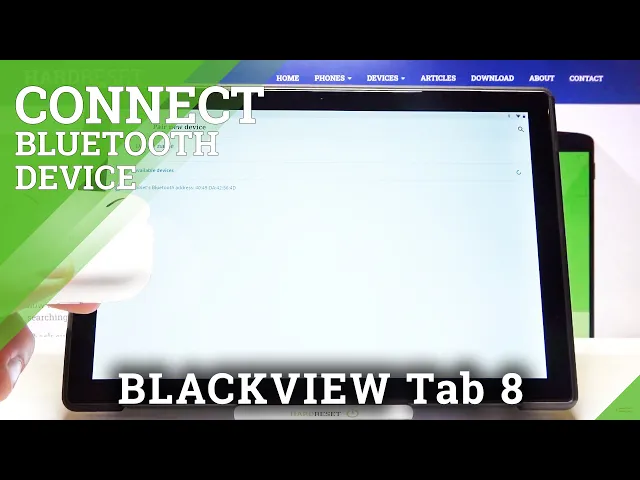 Video thumbnail for Pair devices via Bluetooth - BLACKVIEW Tab 8 & Bluetooth Connection