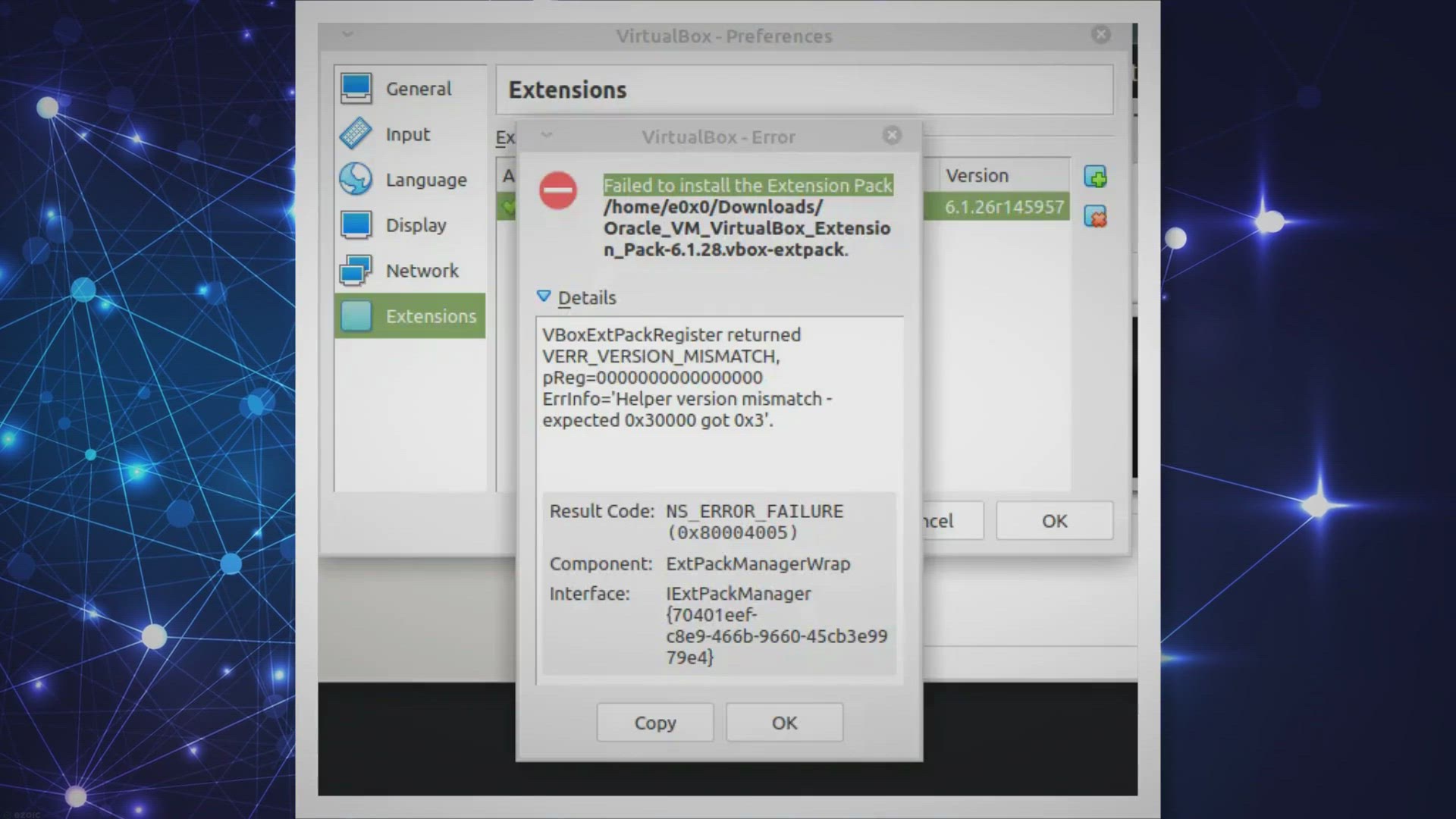 Video thumbnail for How to Fix Failed to install the Extension Pack in VirtualBox