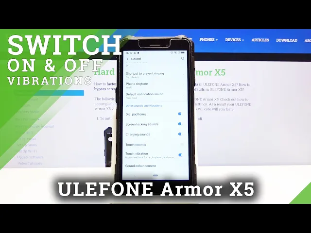 Video thumbnail for How to Enter Vibration Settings in ULEFONE Armor X5 – Change Vibration Pattern
