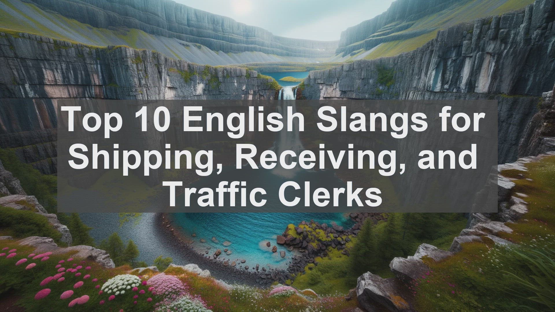 'Video thumbnail for Top 10 English Slangs for Shipping Receiving and Traffic Clerks'