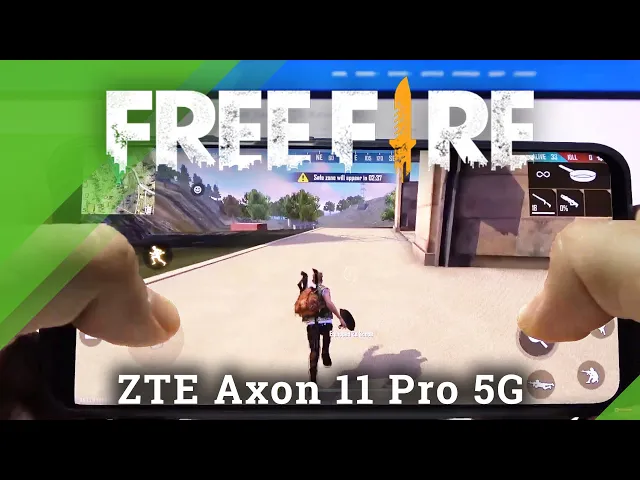 Video thumbnail for GARENA Free Fire on ZTE Axon 11 Pro 5g - Game Settings & Gameplay