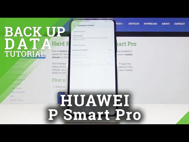 Video thumbnail for How to Allow Google Backup in Huawei P Smart Pro – Back Up Data