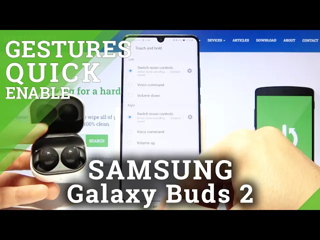 Video thumbnail for How to Use & Adjust Gestures in Samsung Galaxy Buds 2? Set Up Touch Controls in Galaxy Buds