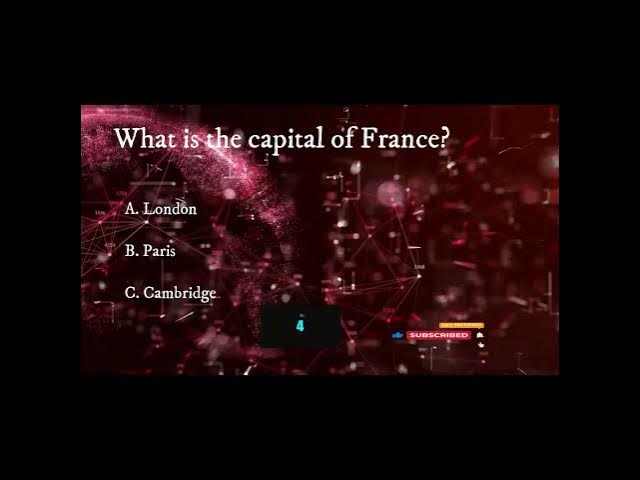 Video thumbnail for 🧠 Fun General Knowledge Trivia Quiz! Test Your Knowledge! 🌟