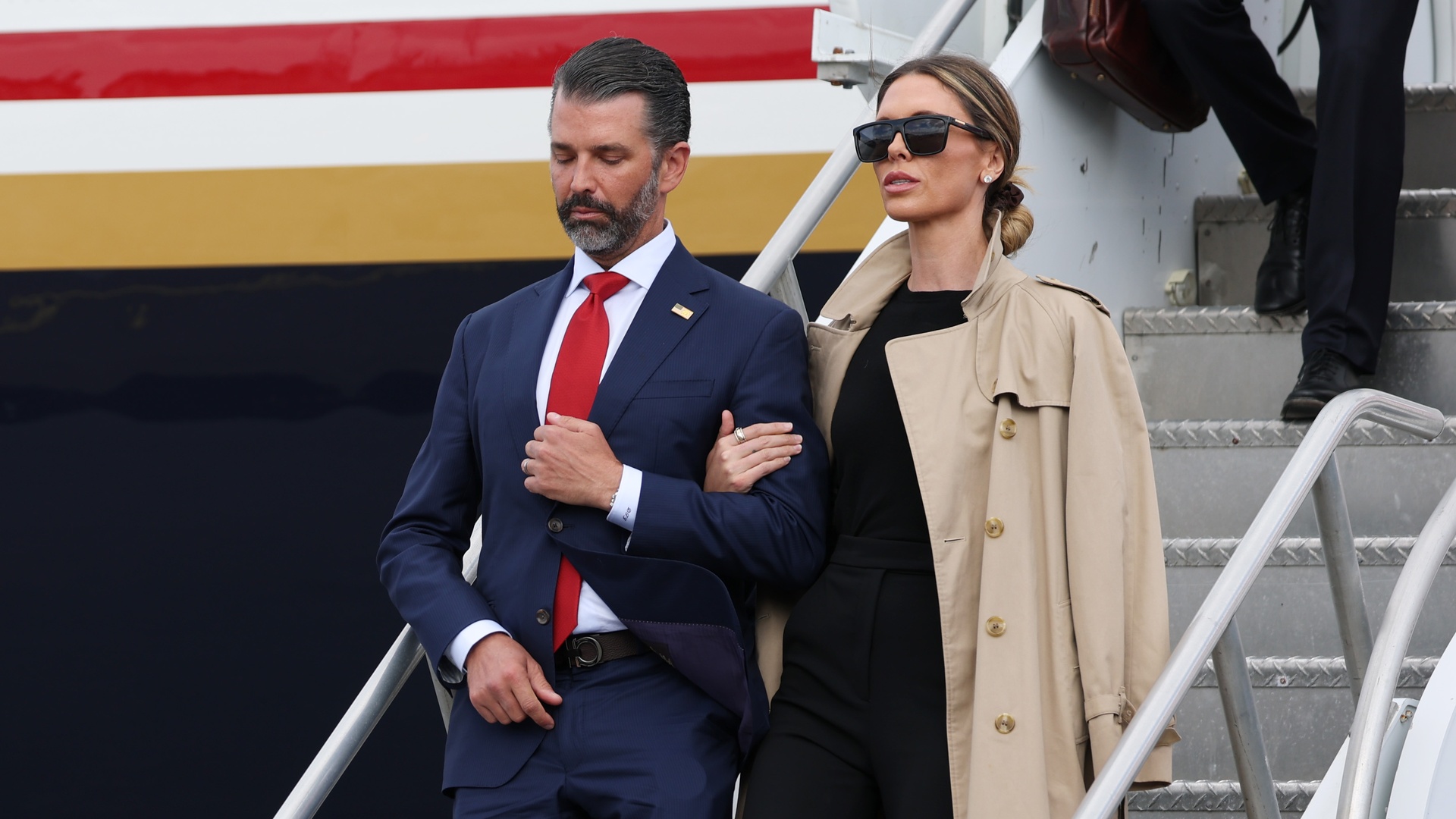 Video thumbnail for Trump Jr.’s wife confirms Putin-linked Russian oligarch partially funded wedding celebrations