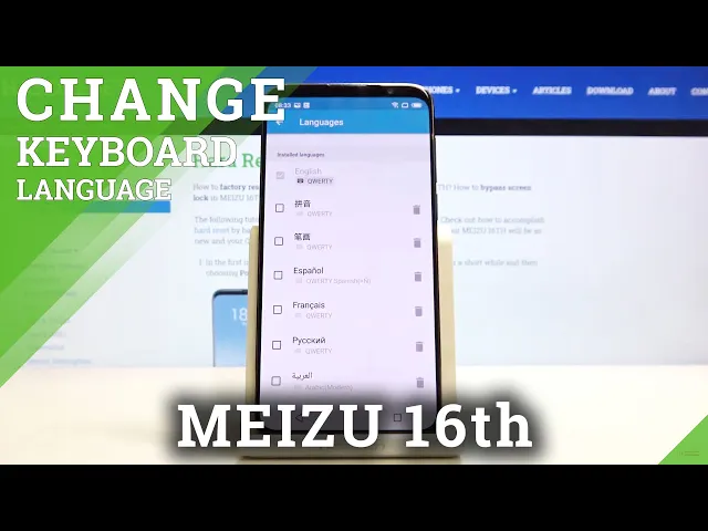 Video thumbnail for How to Change Keyboard Language in MEIZU 16TH – Set Up Keyboard Settings