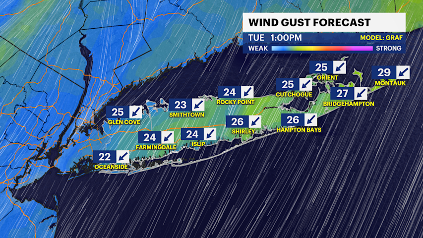 Video thumbnail for Offshore Nor'easter to still bring minor weather impacts to Long Island this week