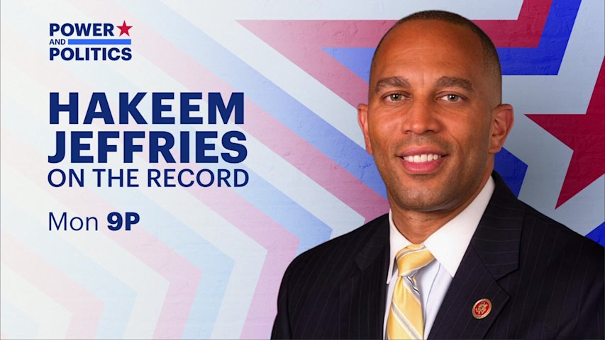 Video thumbnail for Exclusive: House Minority Leader Hakeem Jeffries discusses midterms, affordability & the future of the Democratic Party