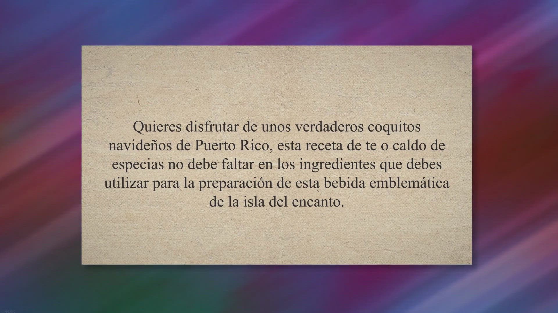 Video thumbnail for ➤【TE DE ESPECIAS】DE PUERTO RICO