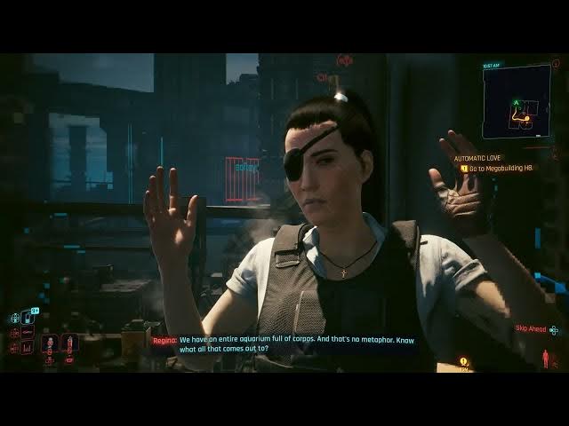 Video thumbnail for Cyberpunk 2077 - Watson: Meet with Regina In Person at Her Building | PS5 Pro