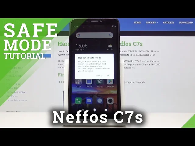 Video thumbnail for Safe Mode in TP-LINK Neffos C7s - Diagnostic Mode