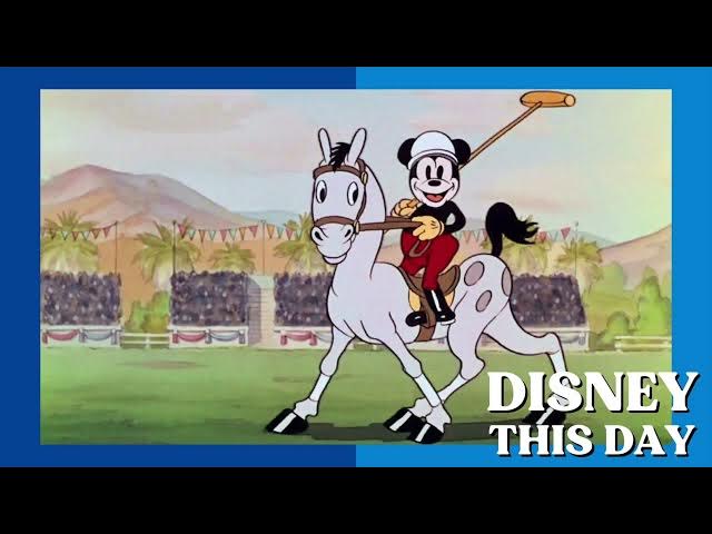 Video thumbnail for Mickey's Polo Team | DISNEY THIS DAY | January 4, 1936