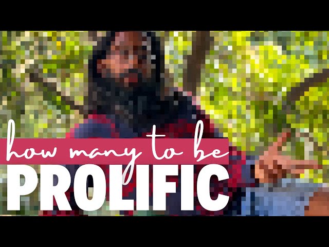 Video thumbnail for how many videos to be a prolific youtuber?