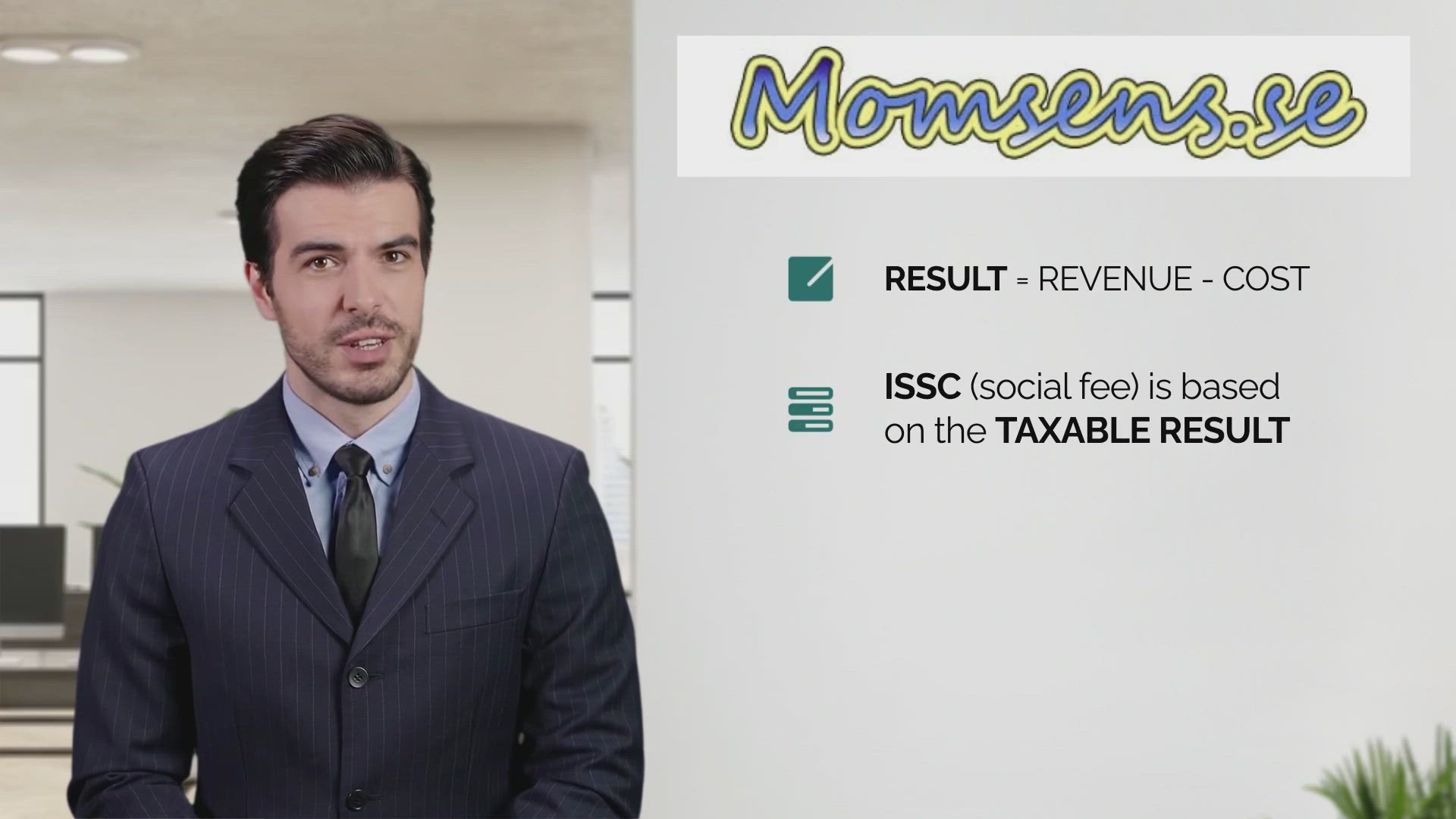 'Video thumbnail for What is the taxable result for a sole trader in Sweden?'