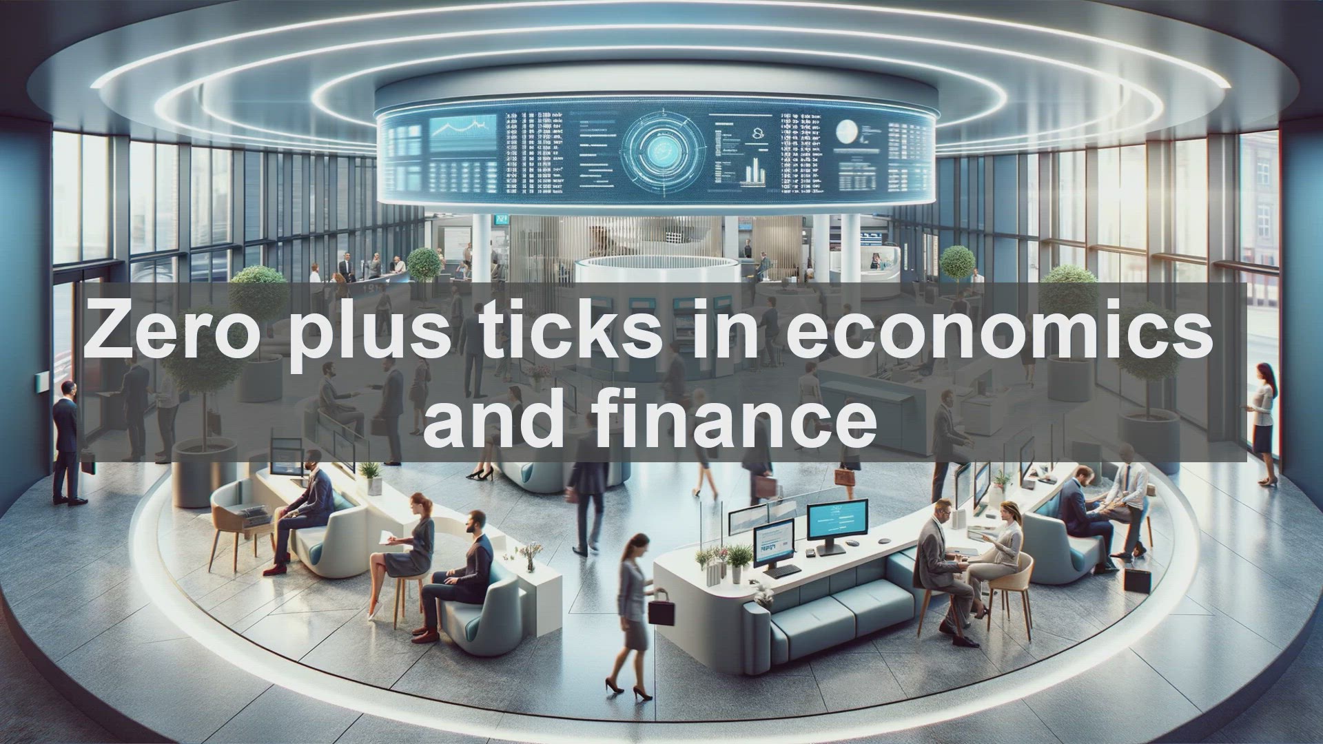 'Video thumbnail for Zero plus ticks in economics and finance'