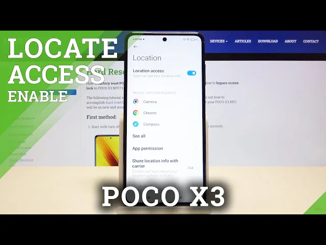 Video thumbnail for How to Turn Off Location on POCO X3 – Disable Device Location