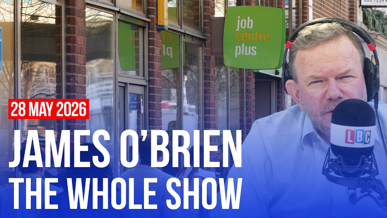 Video thumbnail for What actually happens when you leave education? | James O’Brien - The Whole Show