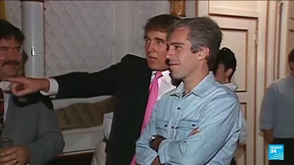 Video thumbnail for New Epstein emails claim Donald Trump 'knew about the girls'
