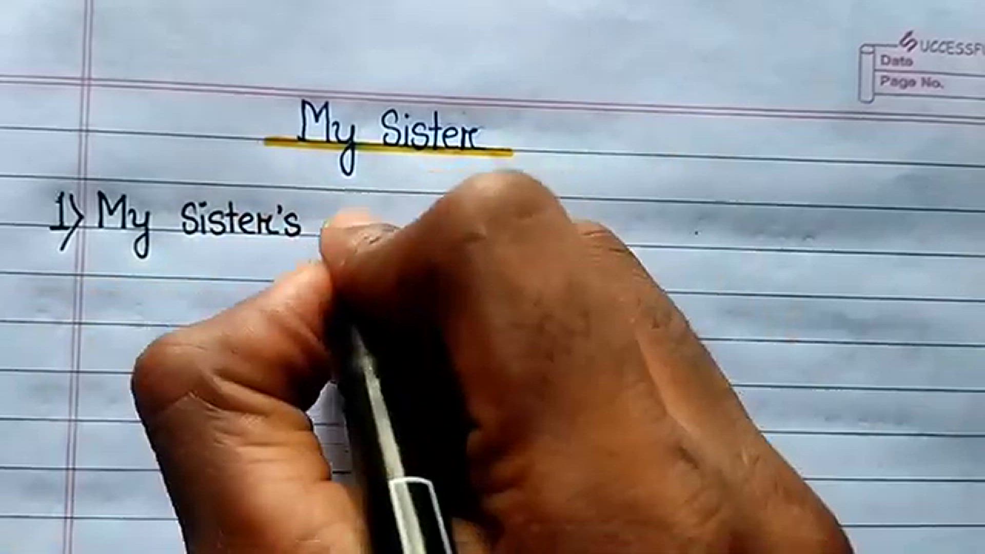 Video thumbnail for 10 Lines Essay on My Sister in English ⬆︎