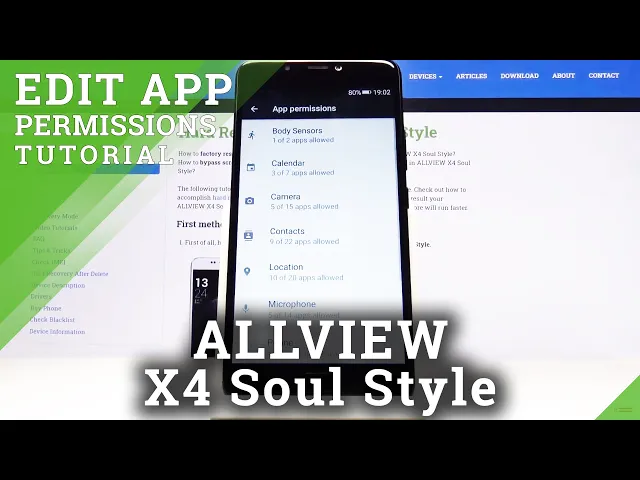 Video thumbnail for How to Enter App Permissions in ALLVIEW X4 Soul Style – Find App Permissions Section