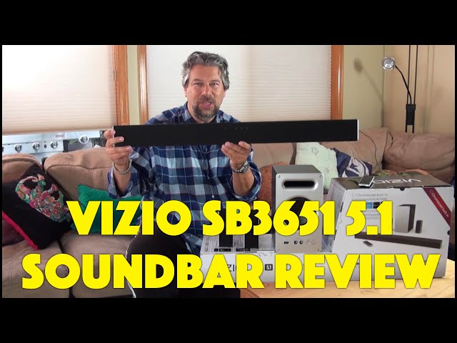 Video thumbnail for Vizio SB3651 5.1 Soundbar with Chromecast & Bluetooth - REVIEWED!