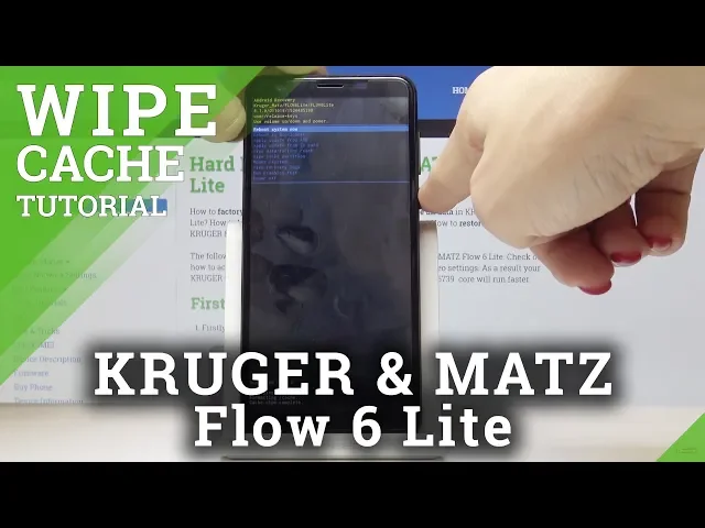 Video thumbnail for How to Erase Cache Files on KRUGER & MATZ Flow 6 Lite - Wipe Cache Partition