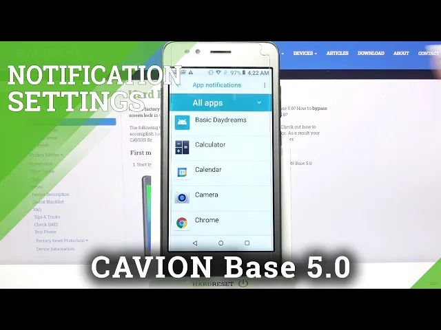 Video thumbnail for CAVION Base 5.0 and Notification Settings – Activate & Disable App Notifications