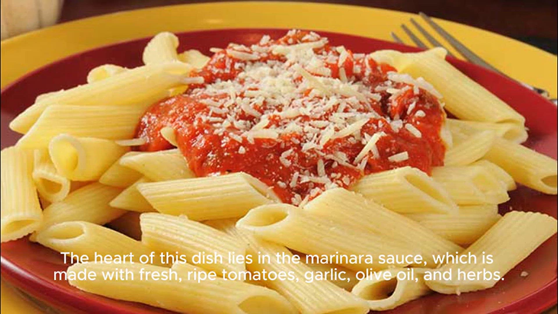 'Video thumbnail for marinara pasta recipe'