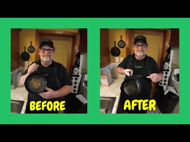 Video thumbnail for How To Get Rid Of Rust On A Cast Iron Skillet