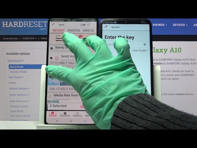 Video thumbnail for How to Transfer Files from Android Device to SAMSUNG Galaxy A10 – Send Anywhere App