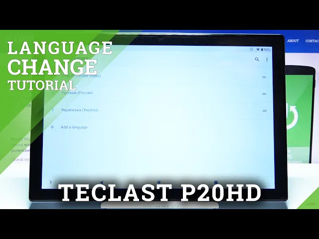 Video thumbnail for How to Change Language in TECLAST P20HD – Change Default Language