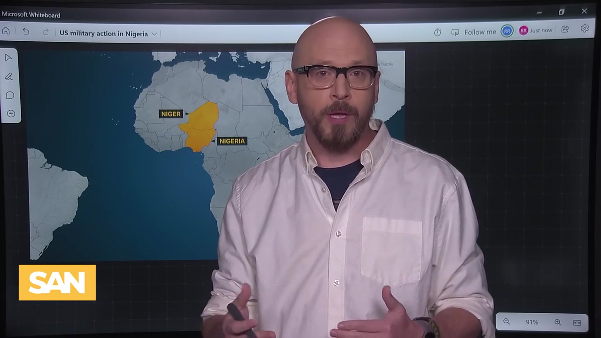 'Video thumbnail for Will Trump really use 'military action' in Nigeria?'