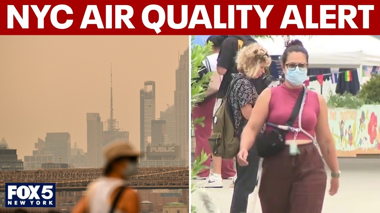Video thumbnail for Air quality alert in effect for NYC: What to know