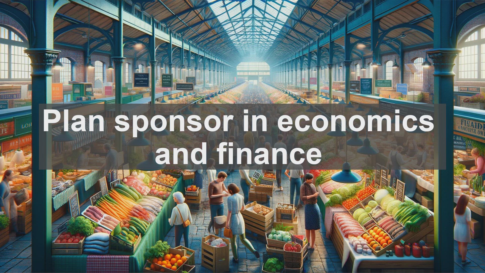 'Video thumbnail for Plan sponsor in economics and finance'