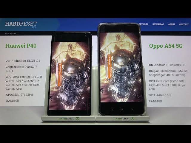 Video thumbnail for HUAWEI P40 vs OPPO A54 – 3DMark Sling Shot Extreme Benchmark – Comparison – Test – Final Score