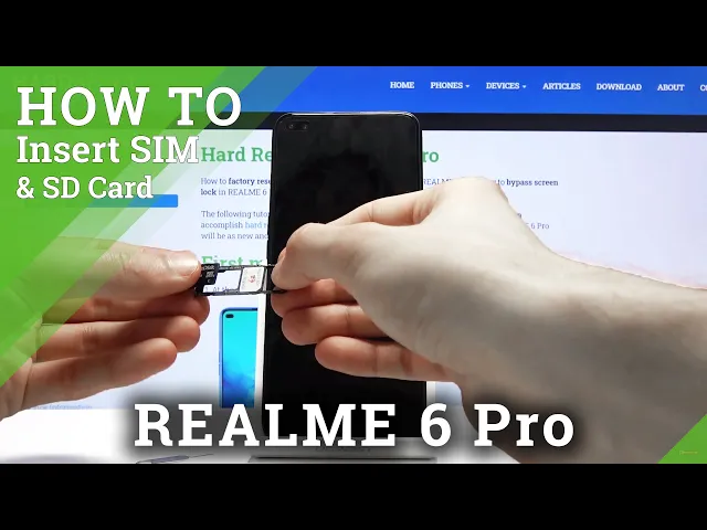 Video thumbnail for How to Insert SIM and SD Cards to REALME 6 Pro – Input Nano SIM Card and Micro SD Card