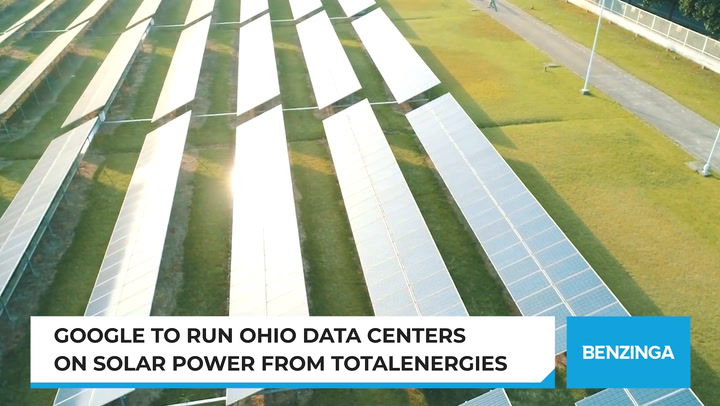 Video thumbnail for Google To Run Ohio Data Centers On Solar Power From TotalEnergies