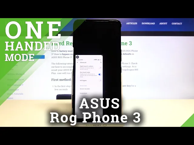Video thumbnail for How to Use One Handed Mode in ASUS ROG Phone 3?