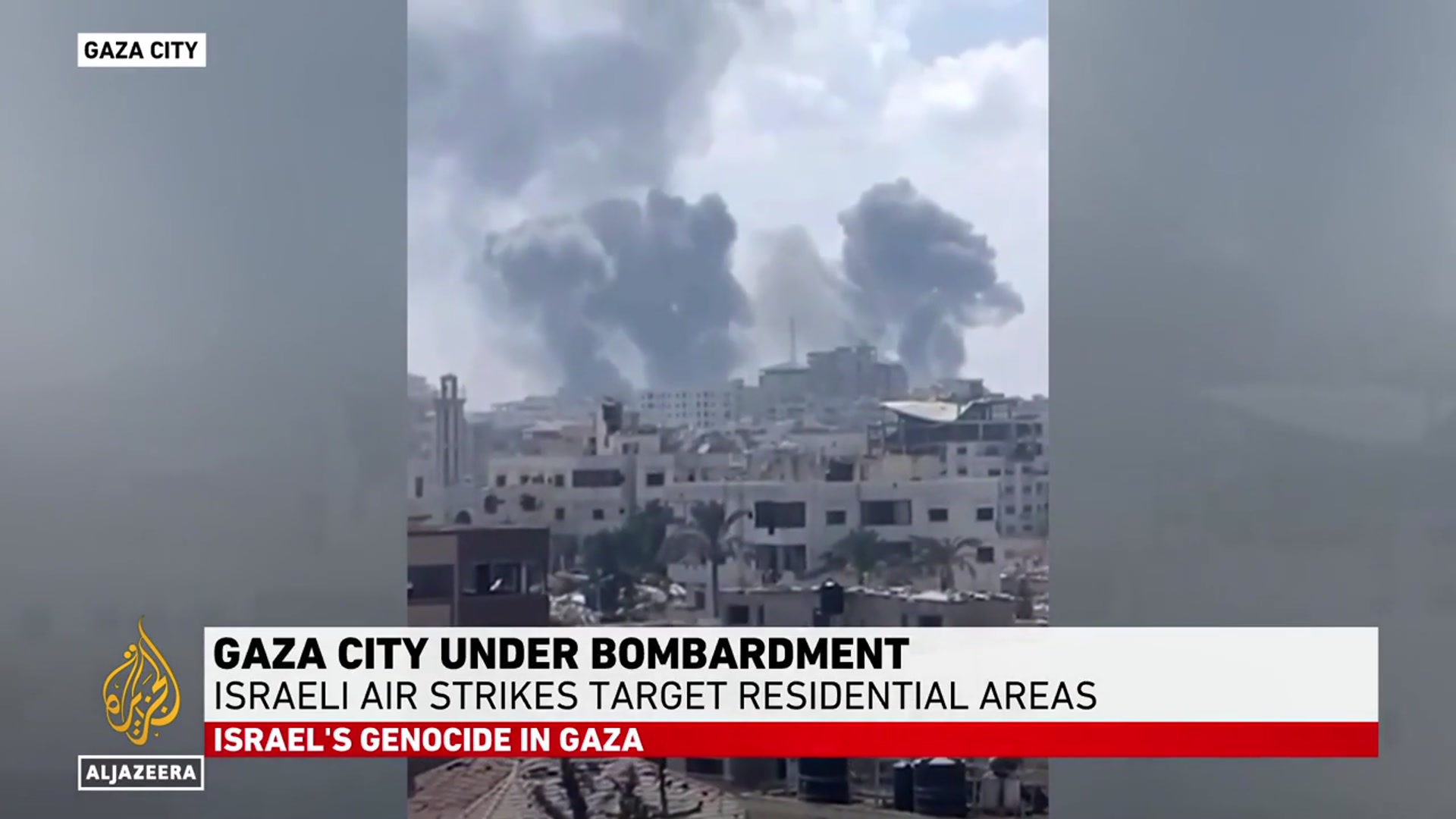 'Video thumbnail for Tens of Thousands Forced to Flee Gaza Amid Israeli Escalation'