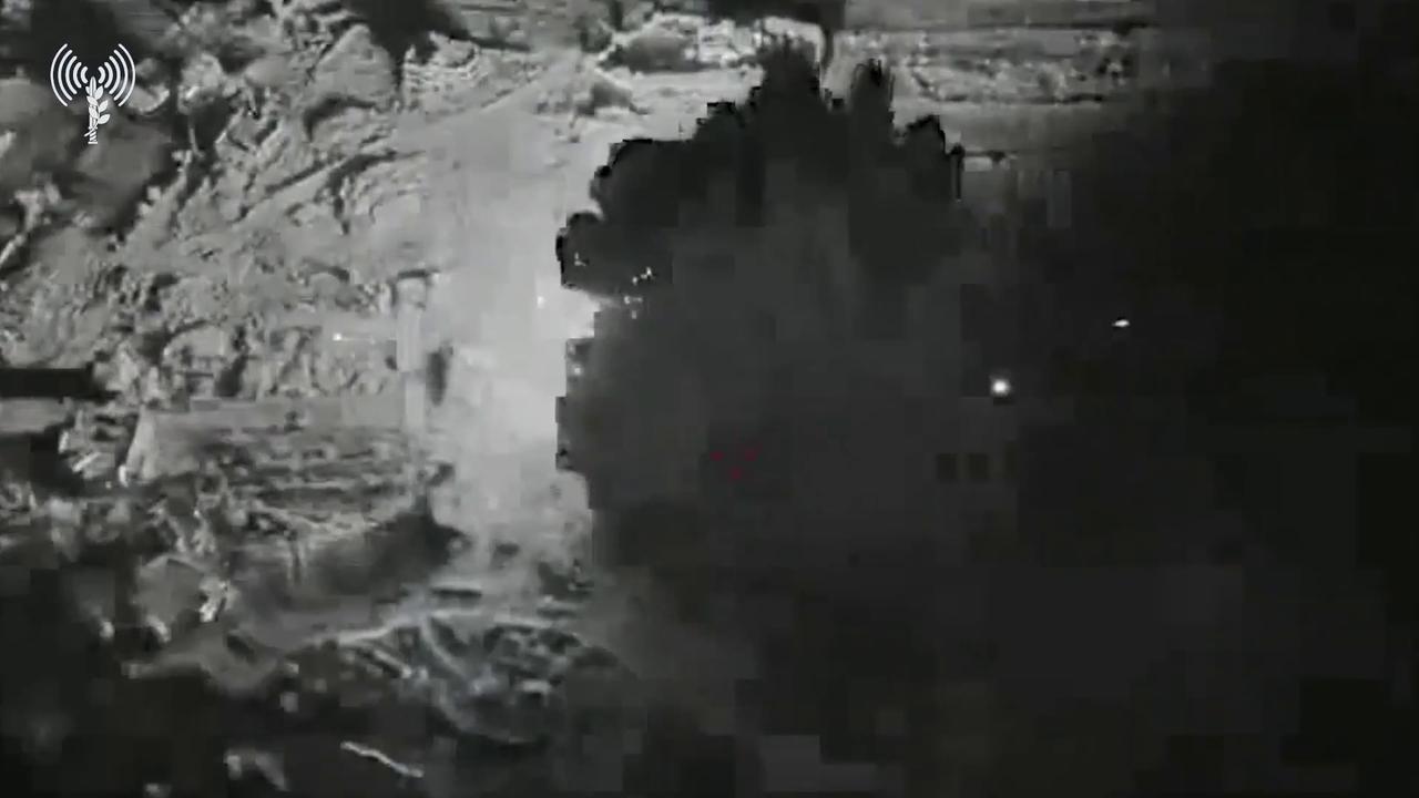 Video thumbnail for Lebanon: Israeli Forces Say Two Additional Underground Routes Destroyed Near Majdal Zoun.