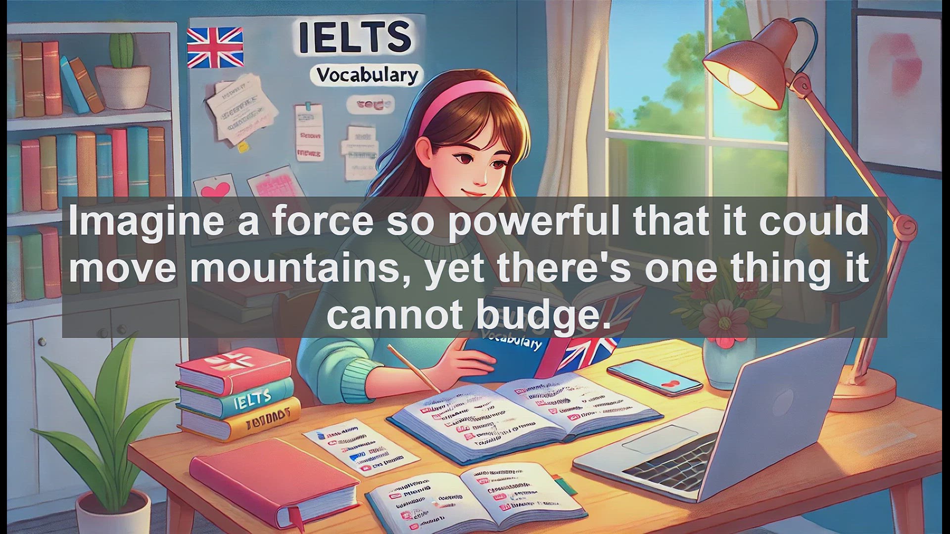 'Video thumbnail for 5000 Must Know IELTS 8.0 Vocabulary - Mastering 'Immovable': A Key Word for IELTS Success'