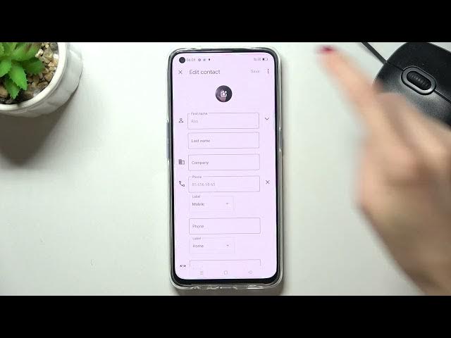 Video thumbnail for OPPO Find X3 Lite - How To Add Photos to Contacts