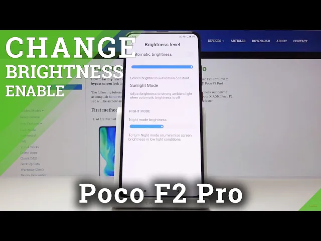 Video thumbnail for How to Enable Auto-Brightness in XIAOMI Poco F2 Pro – Screen Intensity