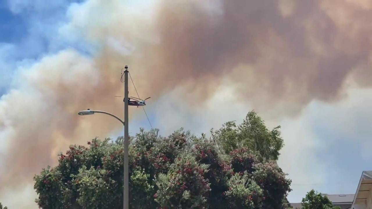 Video thumbnail for US: Fast-Moving Sandy Fire Burns More Than 800 Acres, Prompting Evacuations 3.