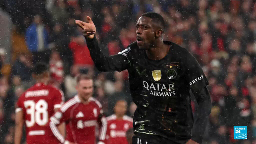 Video thumbnail for Dembele sends PSG past wounded Liverpool into Champions League semis