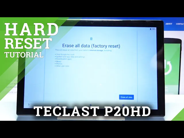 Video thumbnail for How to Factory Reset TECLAST P20HD – Erase All Content & Settings