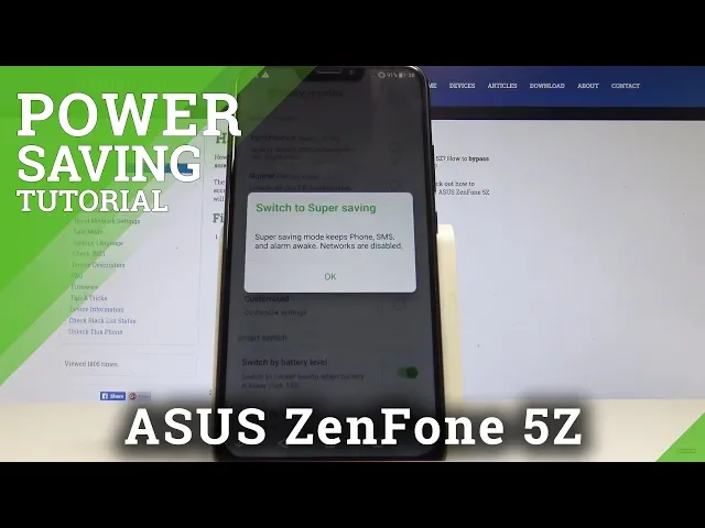 Video thumbnail for How to Enable Power Saving Mode on ASUS ZenFone 5Z - Battery Saver