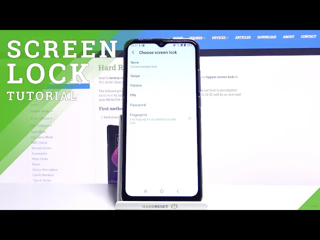 Video thumbnail for How to Set Up Screen Lock  – Change Lock Method on TCL 10 SE