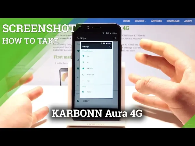 Video thumbnail for How to Take Screenshot on KARBONN Aura 4G - Capture Screen