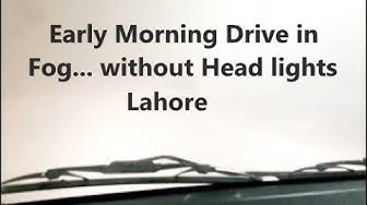 Video thumbnail for Piercing the Fog | Without Head Light | Early Morning Drive |